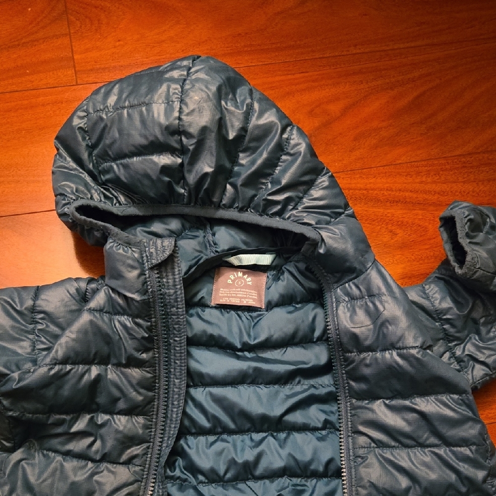 Primary Dark Blue Puffer Jacket